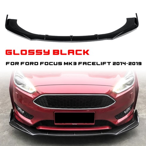 Schwarz glanz frontspoiler - schwarz,